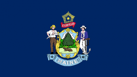 Maine's state flag