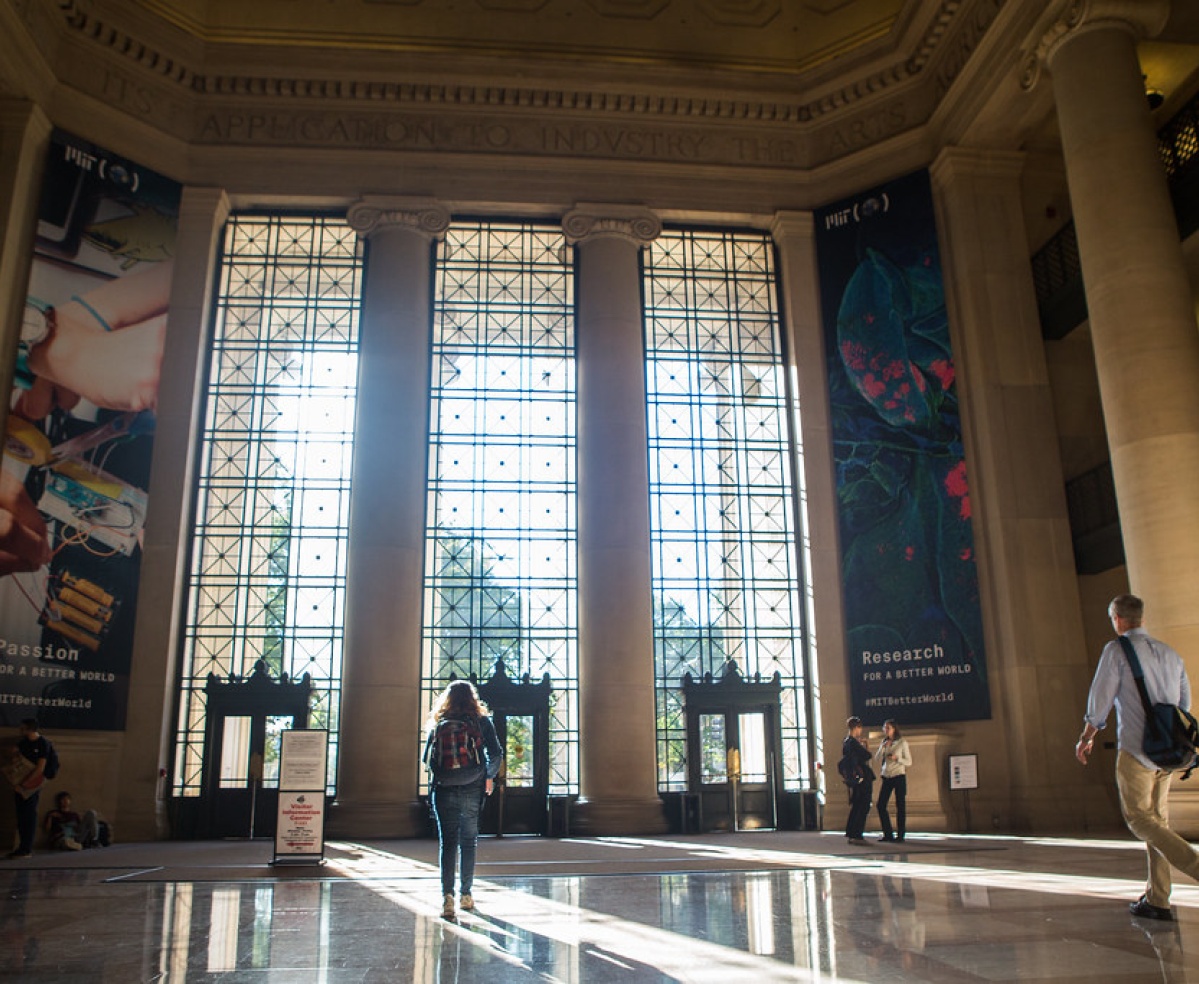 inside building