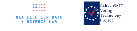 VTP-MEDSL Logos for the MIT Election Lab and the Voting Technology Project