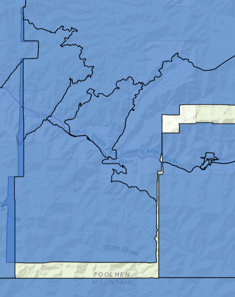 Example of apparent gaps or overlaps identified while comparing trustee-zone GIS files. The research team is examining whether these reflect differences in GIS files, legal descriptions, data versions, or other factors.